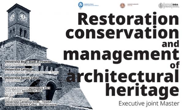 Restoration conservation and management of architectural heritage