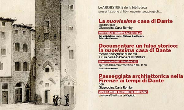 Le ARCHISTORIE della biblioteca La nuovissima casa di Dante