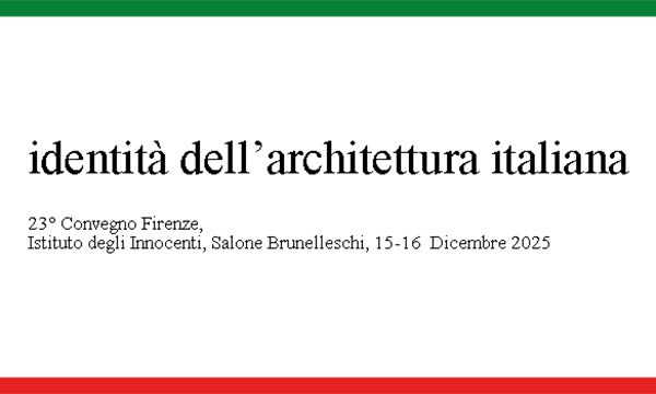 Identità dell’architettura italiana.