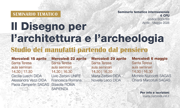 Il Disegno per l'architettura e l'archeologia