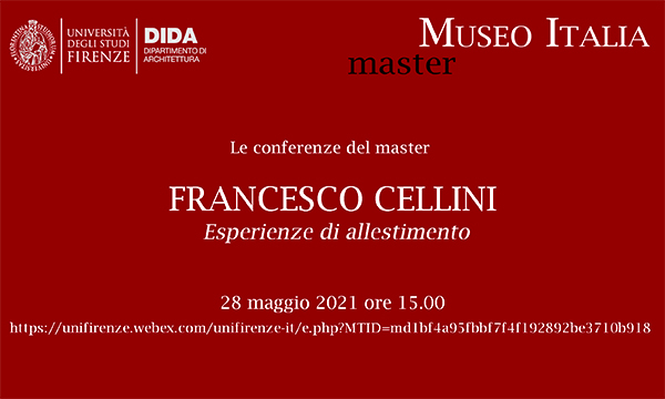 Francesco Cellini, Esperienze di allestimento