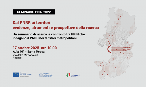 Dal PNRR ai territori: evidenze, strumenti e prospettive della ricerca.